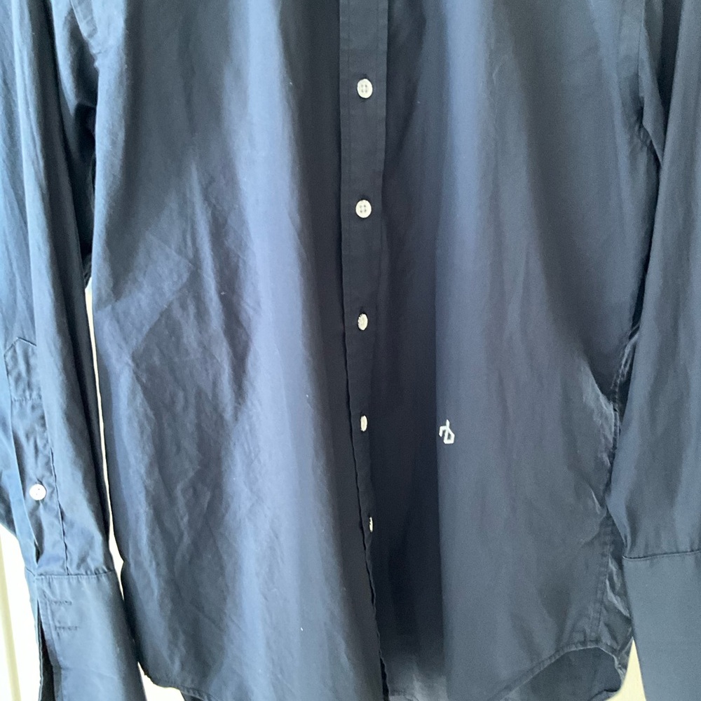 rag & bone Dark Blue Dress Shirt - Picture 2 of 7